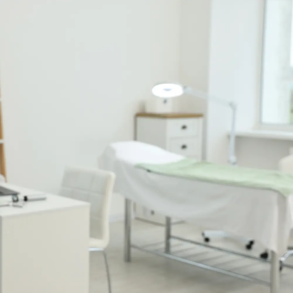 furnished aesthetic office