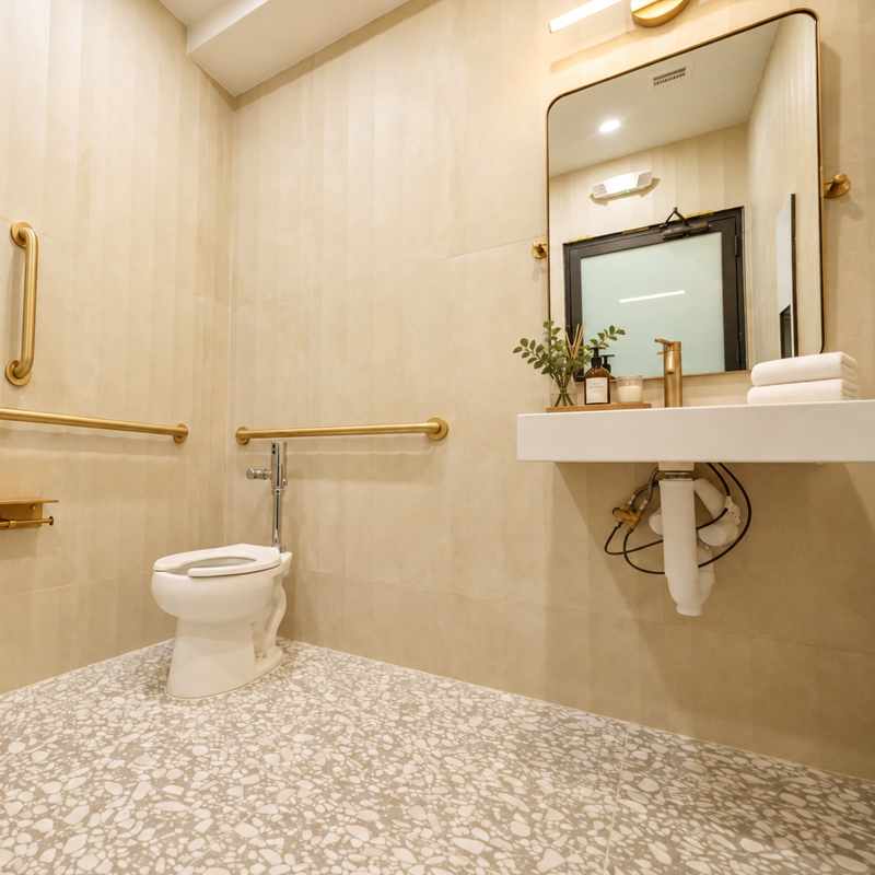 sada fully furnished medical office suites bathroom
