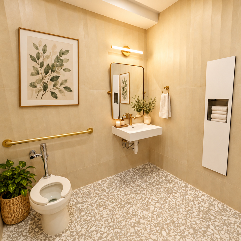 sada fully furnished medical office suites bathroom